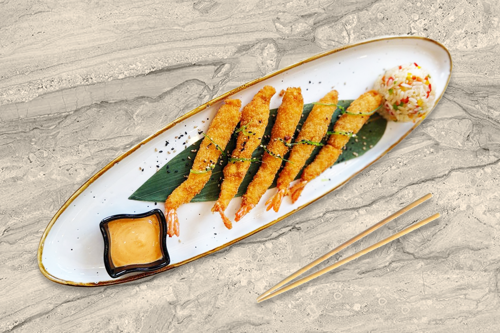 TEMPURA CREVETTE 5 pièces