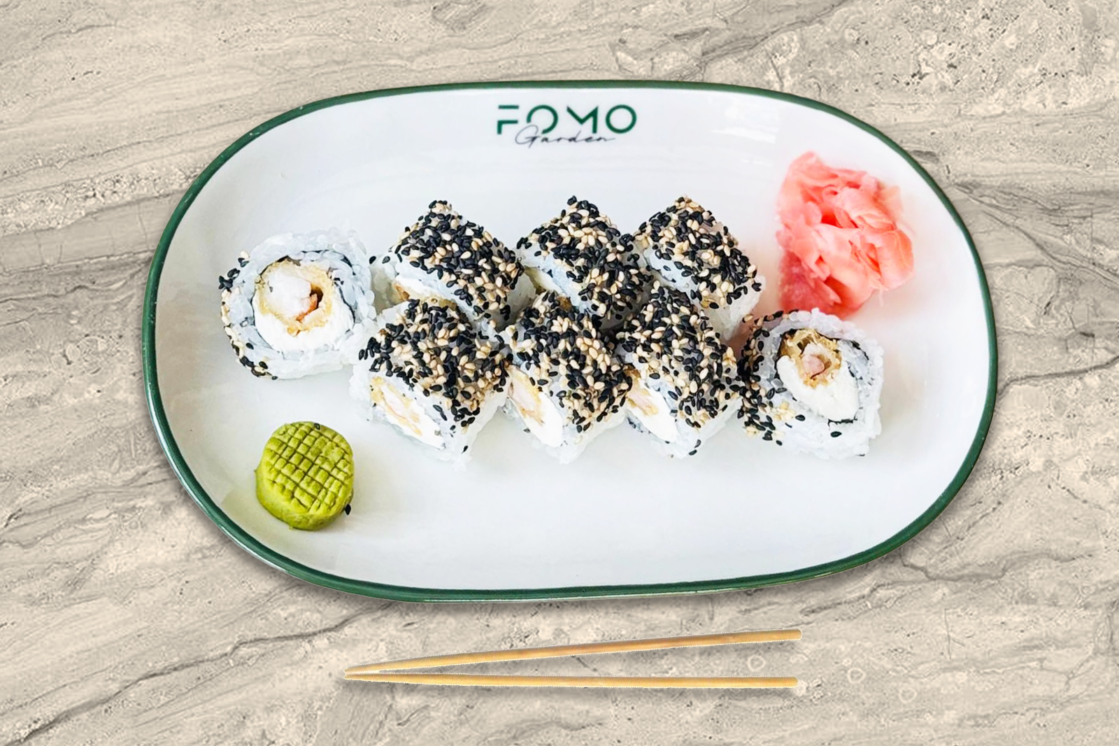 California crevette tempura cream cheese