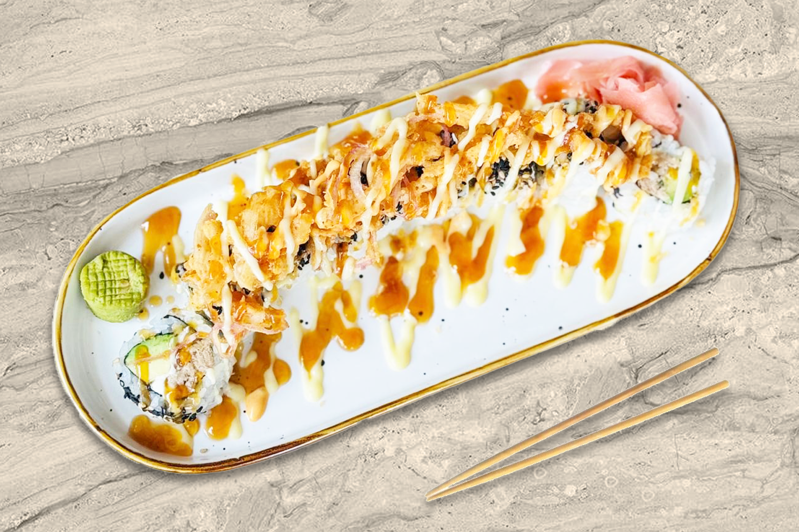 Crunch thon cream cheese mayo spicy