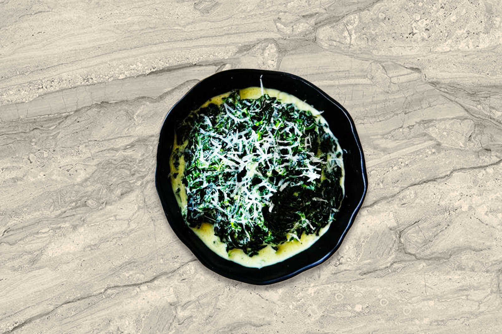 EPINARD SAUTEE AUX HERBES & CREME