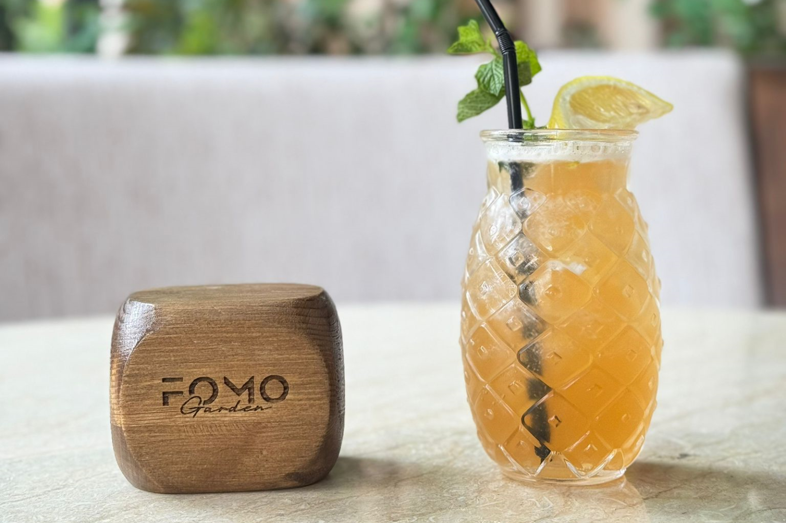 Thé glace a la pêche