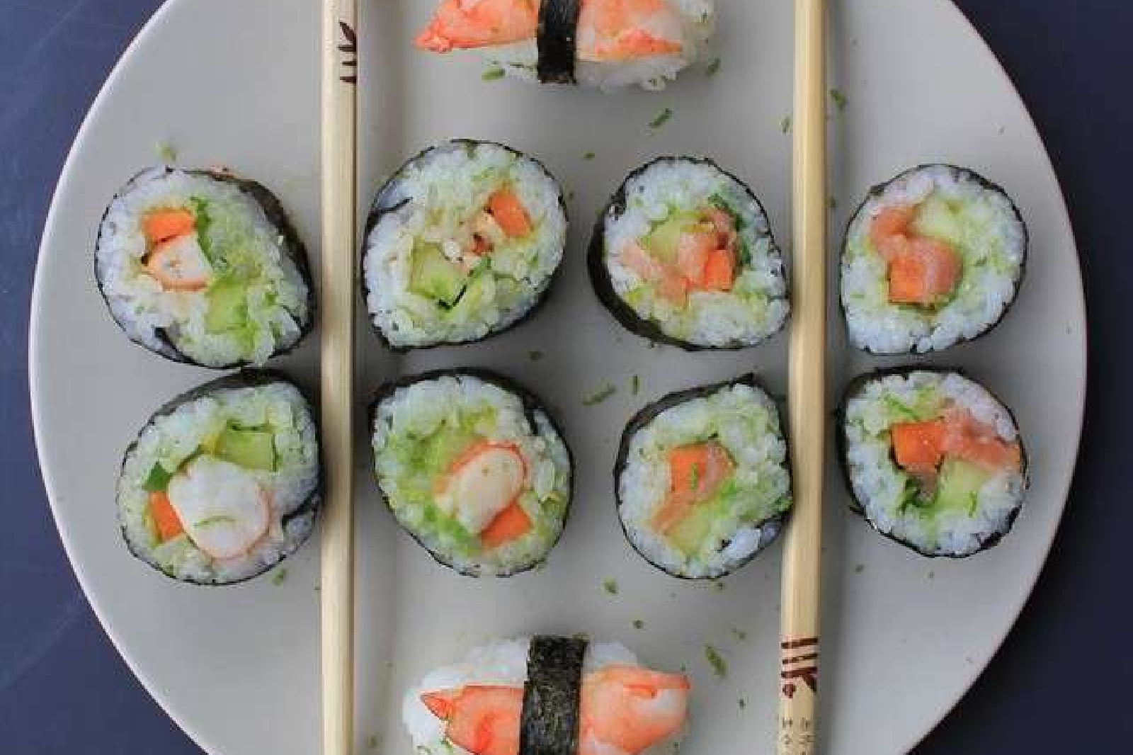 Maki crevette rose cream cheese