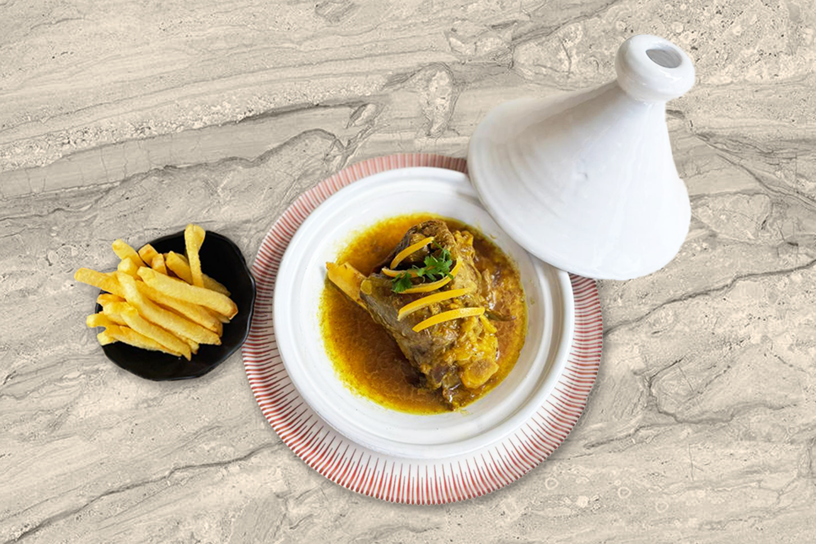 Souris D’agneau Façon Tangia