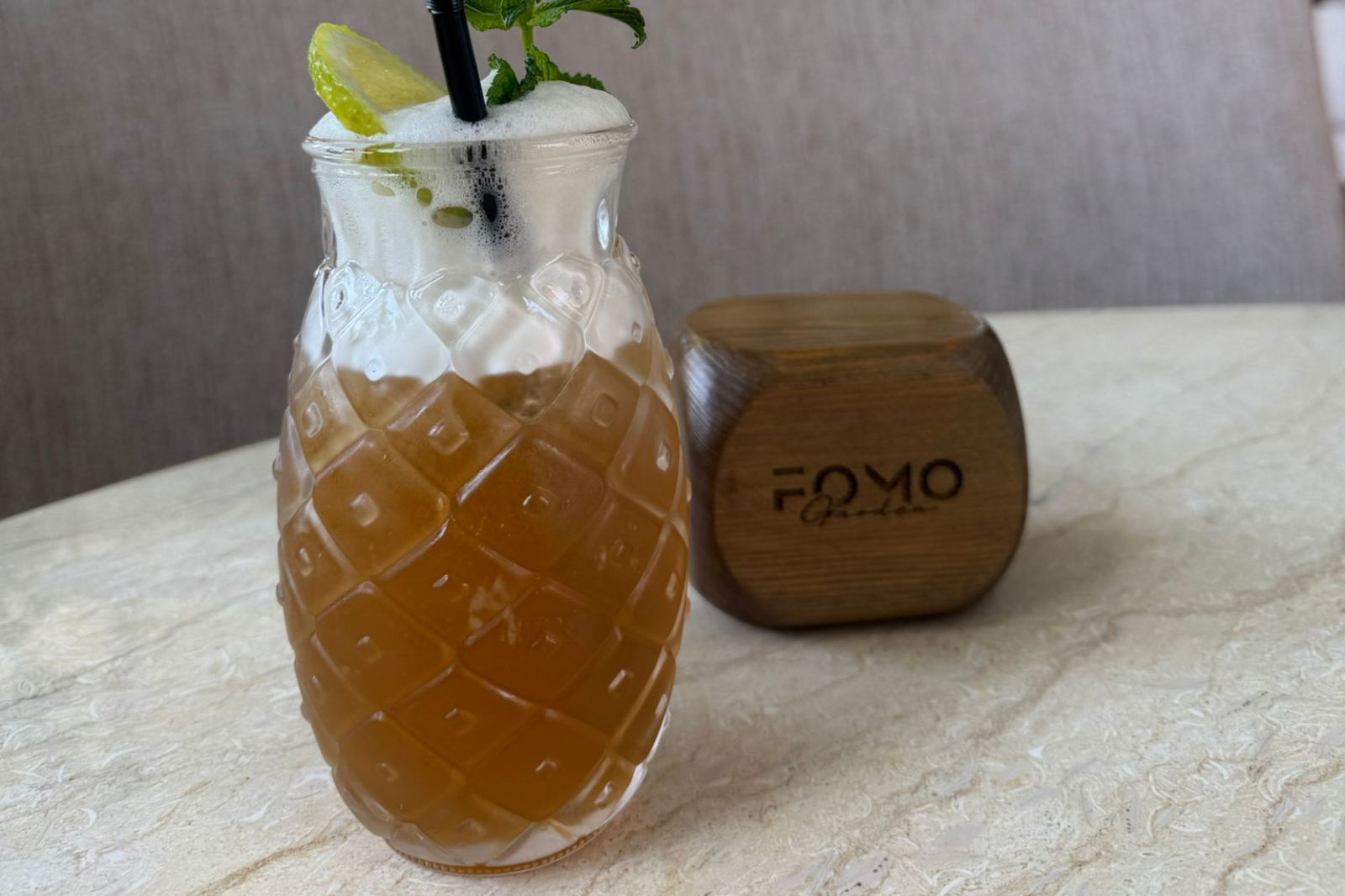 Thé glace a la passion